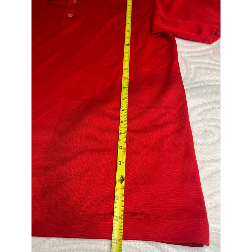 Nike Golf Mens Fit Dry Red Short Sleeve Polo Shirt Size Medium NWT - Picture 4 of 8